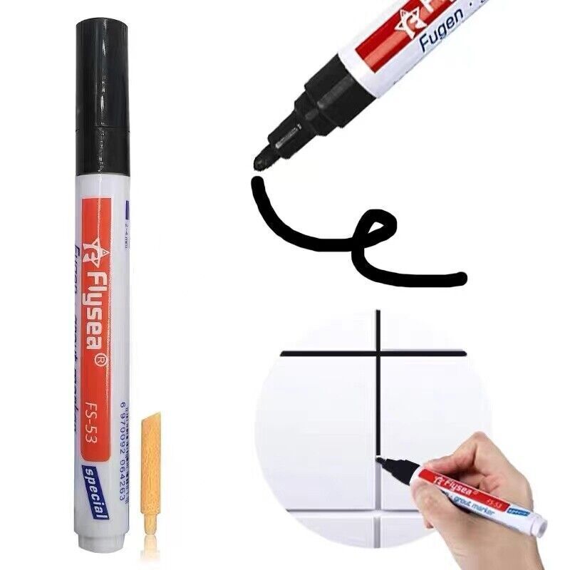 Grout Marker Repair Pen Waterproof Mildew for Tile Styling