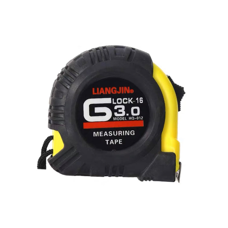 3/5/10m Measuring Tape Steel Ruler with Lock Rubber Grip Metric and Inch