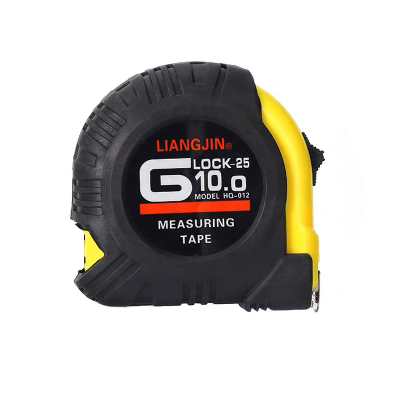 3/5/10m Measuring Tape Steel Ruler with Lock Rubber Grip Metric and Inch