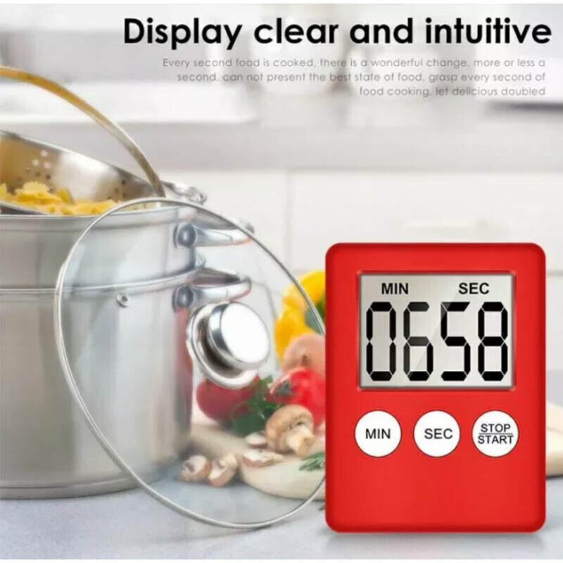 Magnetic Kitchen LCD Timer with Countdown Function