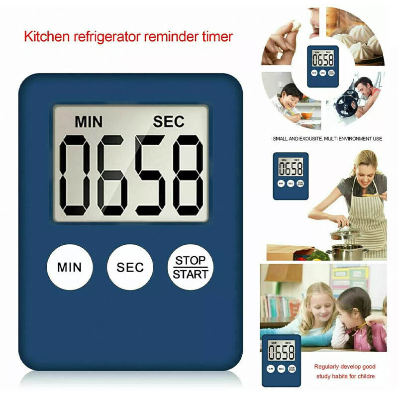 Magnetic Kitchen LCD Timer with Countdown Function
