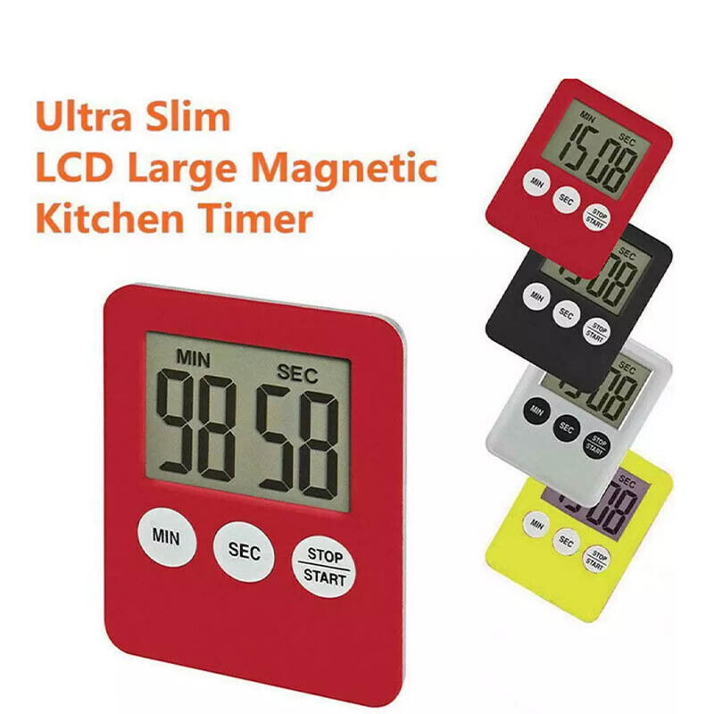 Magnetic Kitchen LCD Timer with Countdown Function