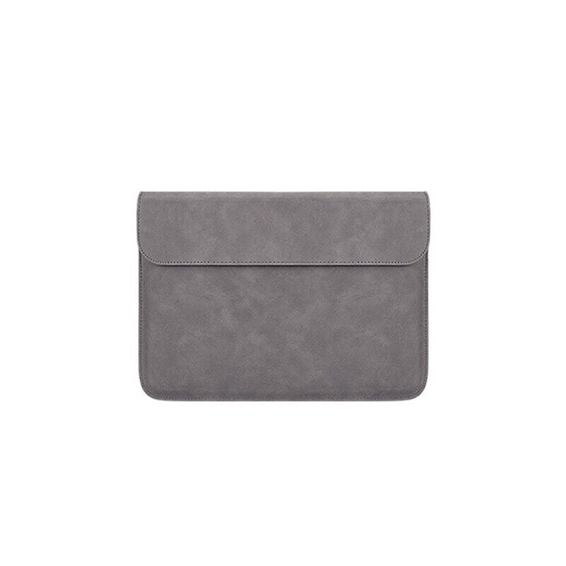 PU Leather Laptop Sleeve with Magnetic Closure for 13"–15.4" Devices