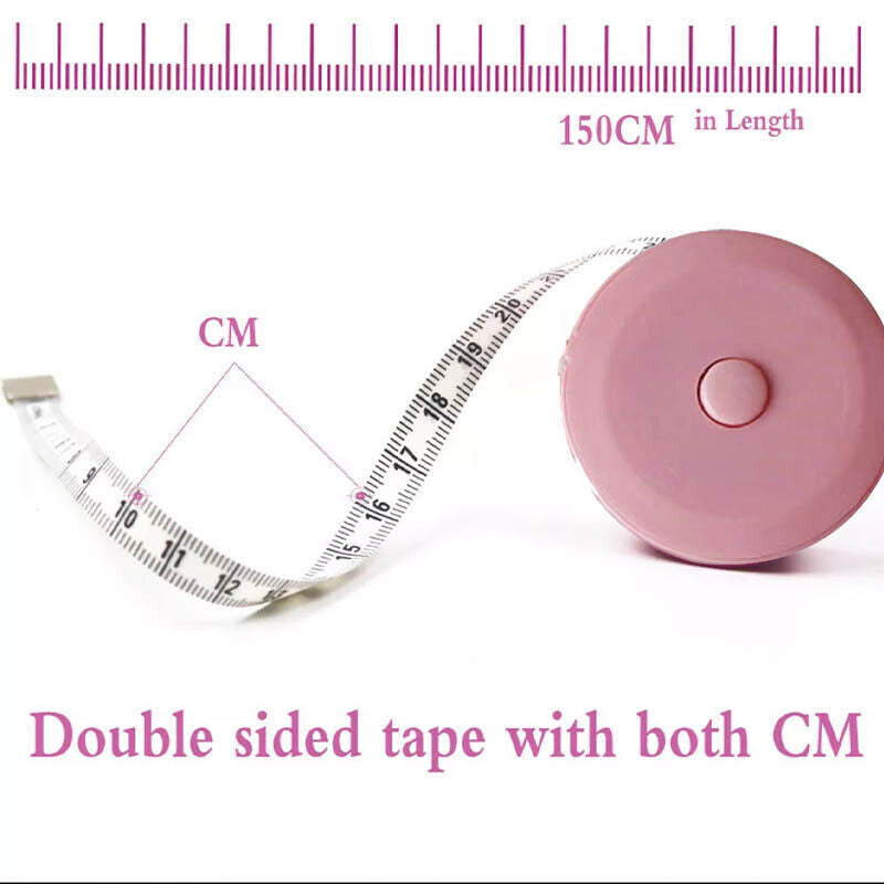 1.5m Retractable Soft Tape Measure with Lanyard for Sewing
