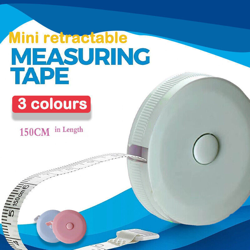1.5m Retractable Soft Tape Measure with Lanyard for Sewing