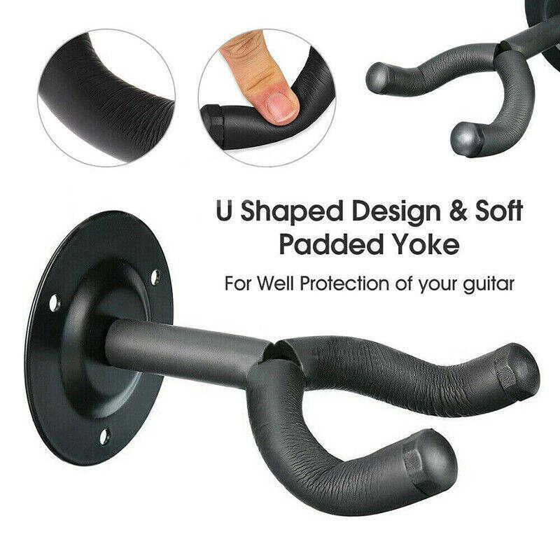 Padded Guitar Wall Mount Hanger Hook