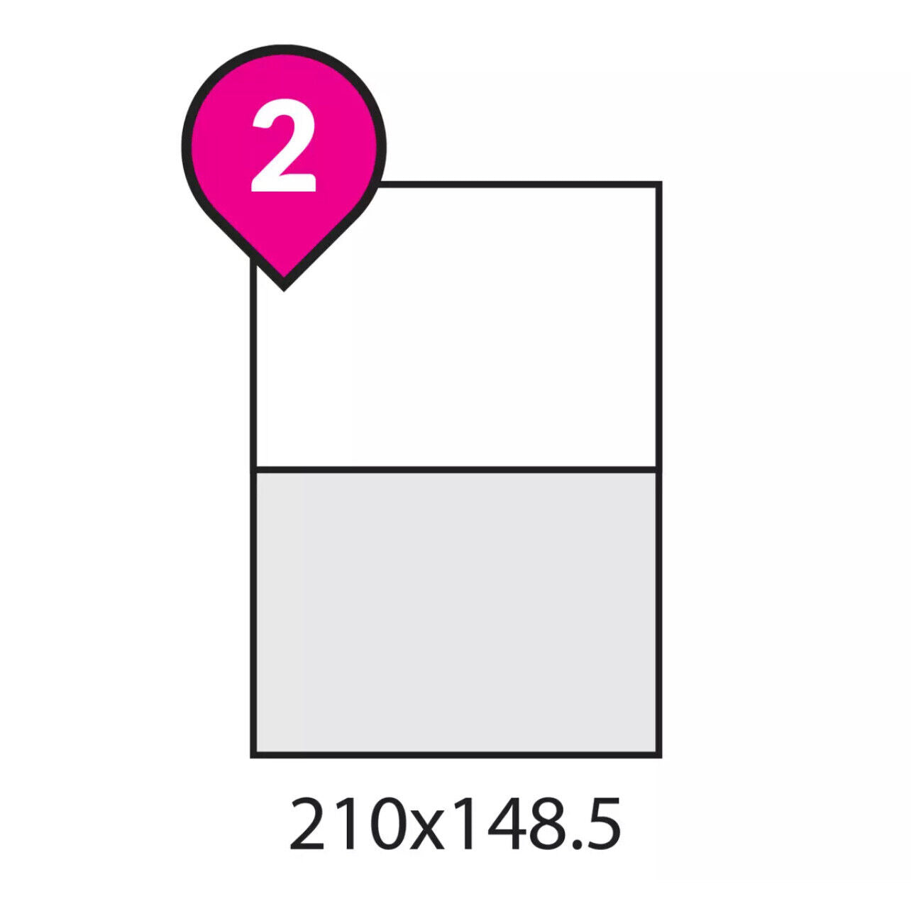 Self Adhesive Label Paper Sheets 105GSM Matte or Glossy