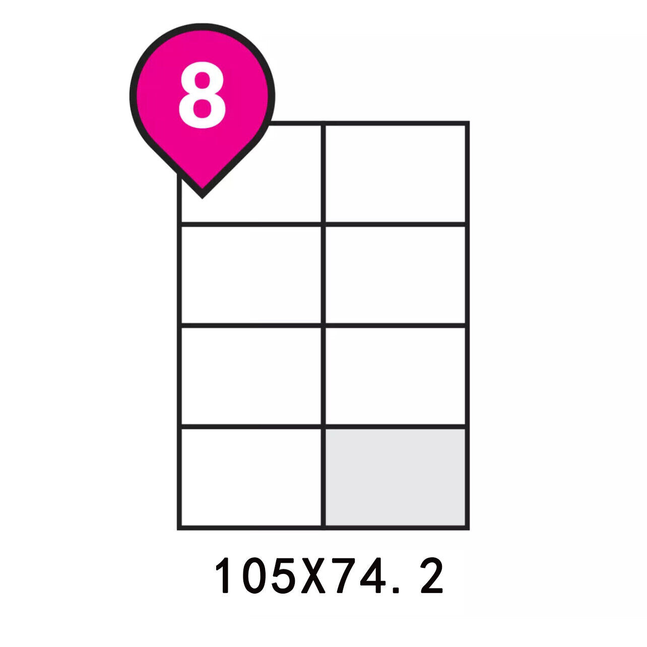 A4 Self Adhesive Sticker Paper Sheet Label Laser Inkjet Print Mailing Address