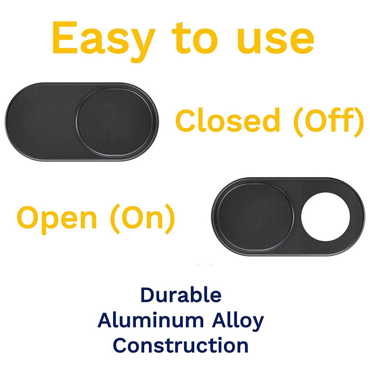 3pcs Ultra-Thin Webcam Cover Slide for Laptop