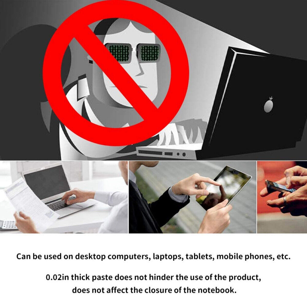 3pcs Ultra-Thin Webcam Cover Slide for Laptop