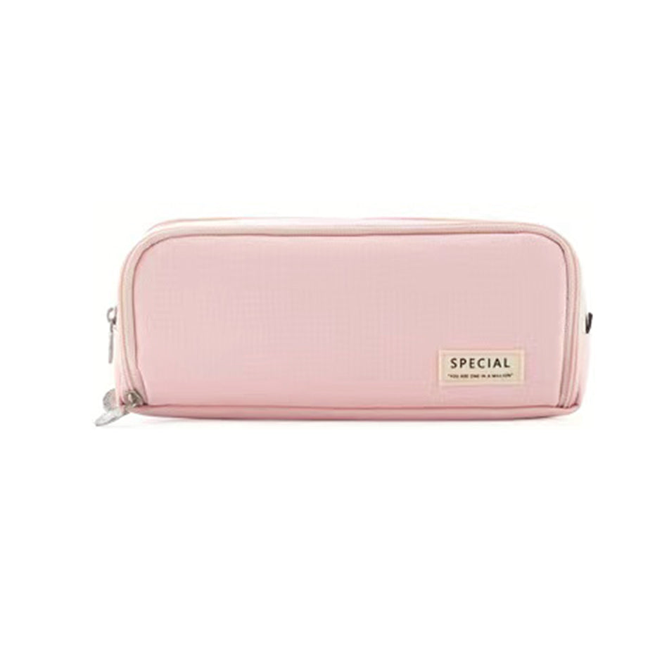 Zipper Pencil Case Large Capacity Foldable with Pockets