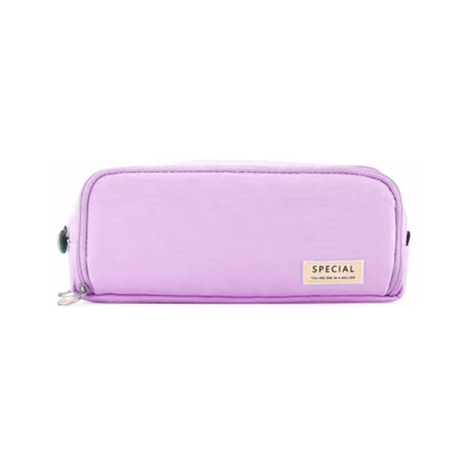 Zipper Pencil Case Large Capacity Foldable with Pockets