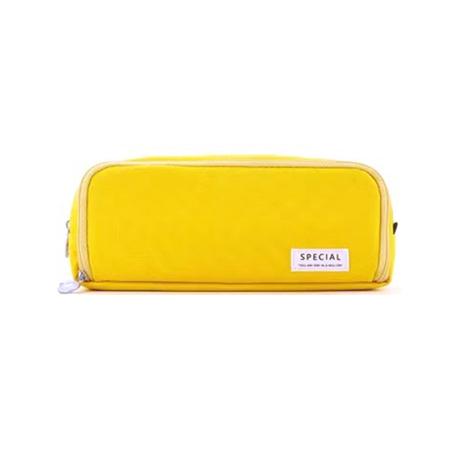 Zipper Pencil Case Large Capacity Foldable with Pockets