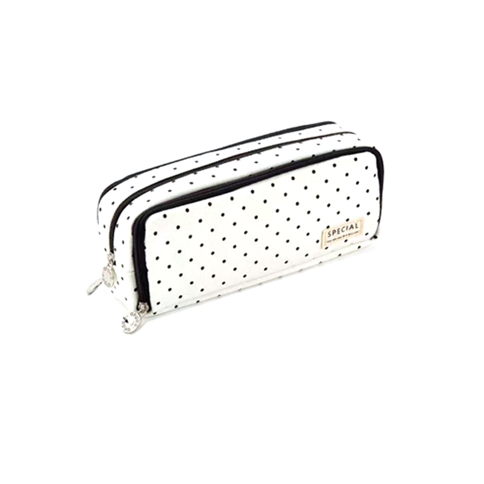 Zipper Pencil Case Large Capacity Foldable with Pockets