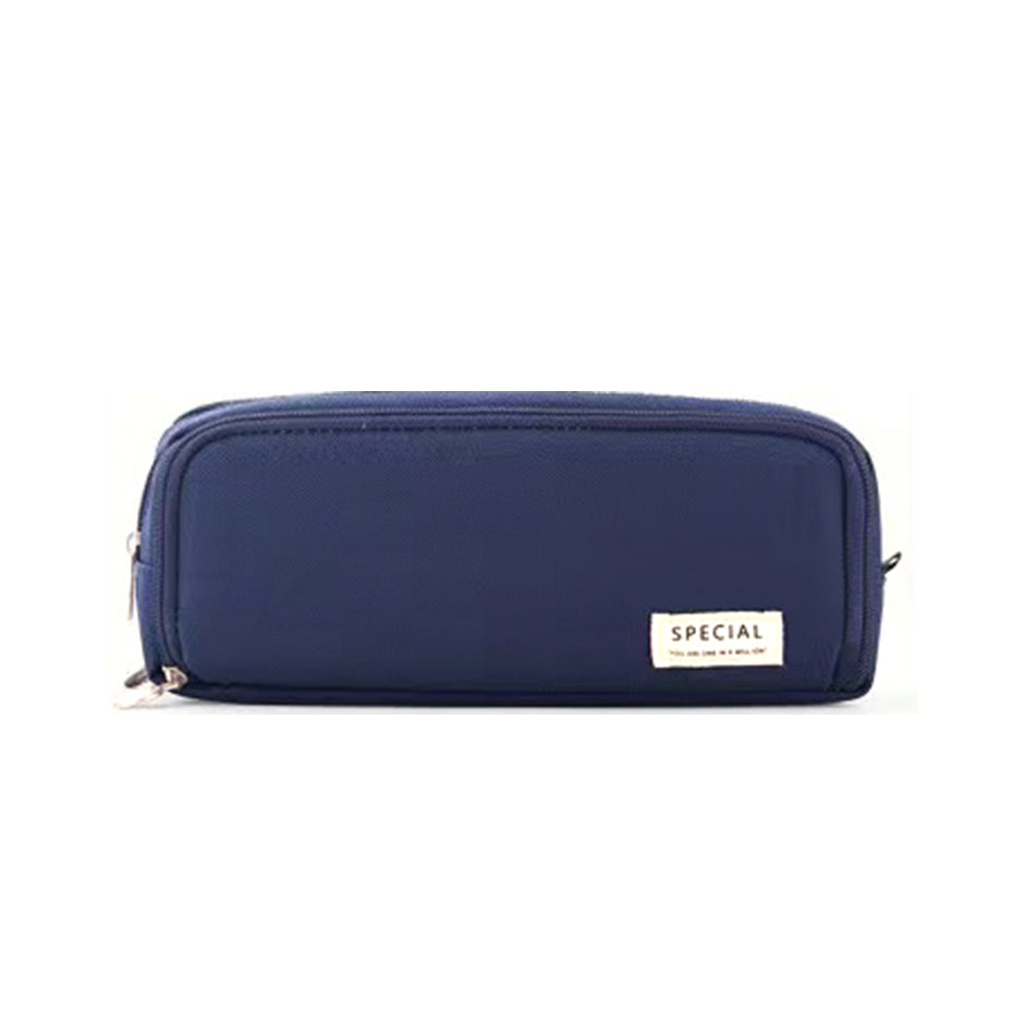 Zipper Pencil Case Large Capacity Foldable with Pockets