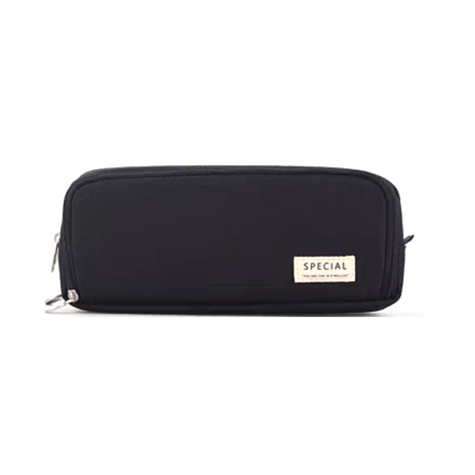 Zipper Pencil Case Large Capacity Foldable with Pockets