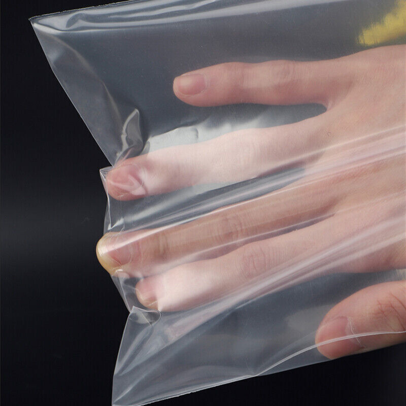 100μm Bulk Clear PE Zip Bags Resealable Storage Pack