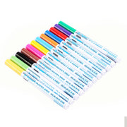 12 Colours Double Line Outline Marker Pens Water-Based