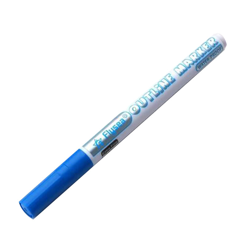 12 Colours Double Line Outline Marker Pens Water-Based