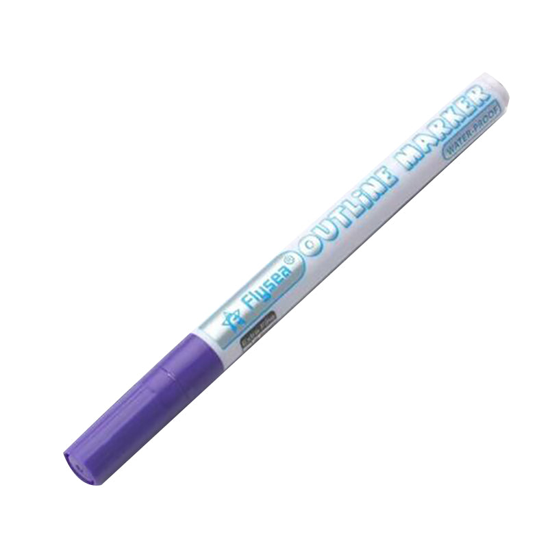 12 Colours Double Line Outline Marker Pens Water-Based
