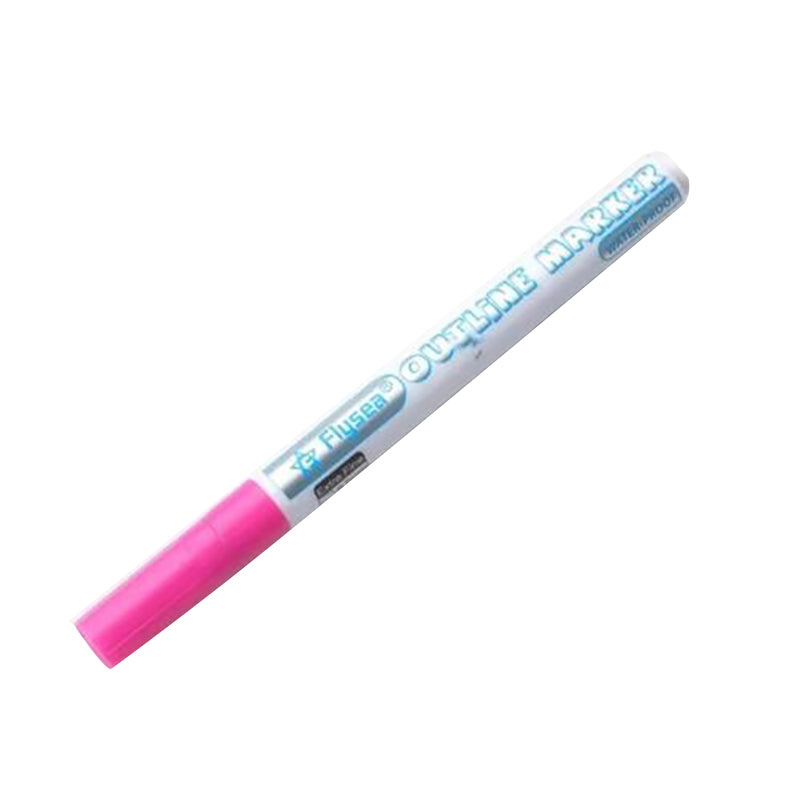 12 Colours Double Line Outline Marker Pens Water-Based