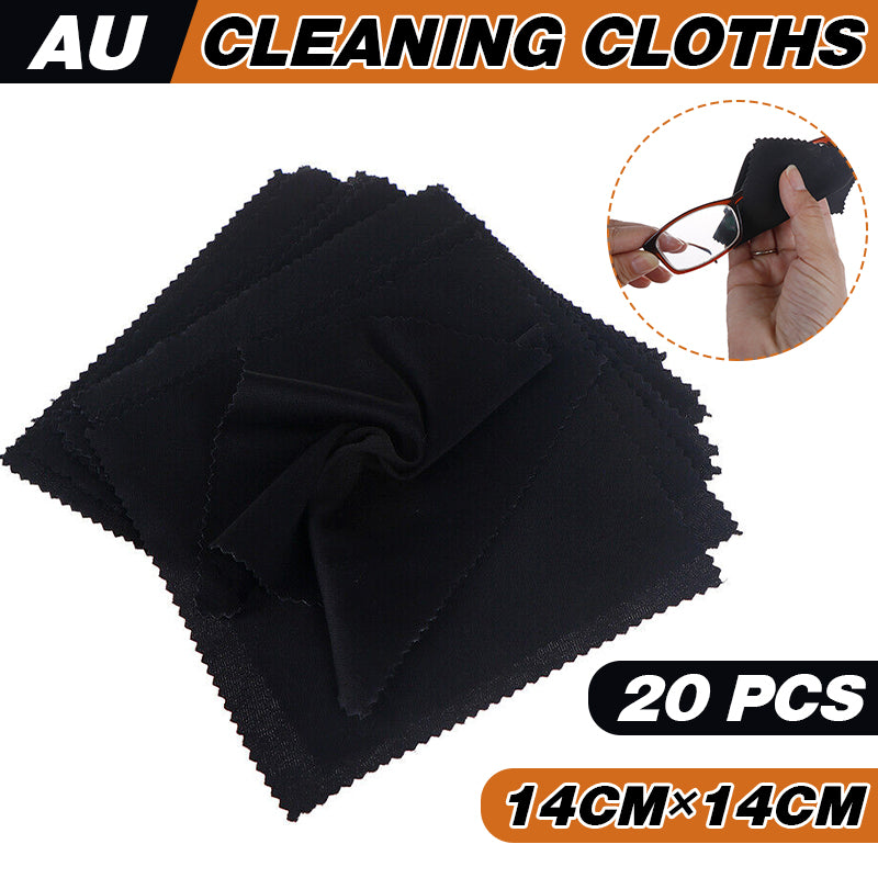 20pcs Microfiber Cleaning Cloths for Glasses Phone