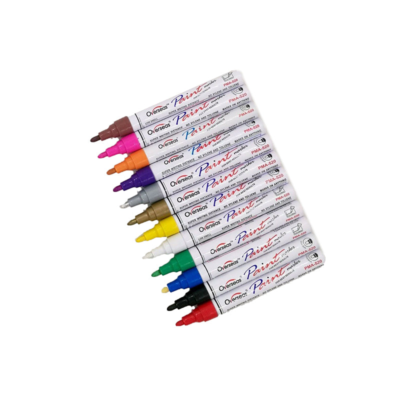 Paint Marker Pen Oil-Based Permanent for Tyre Glass Rubber