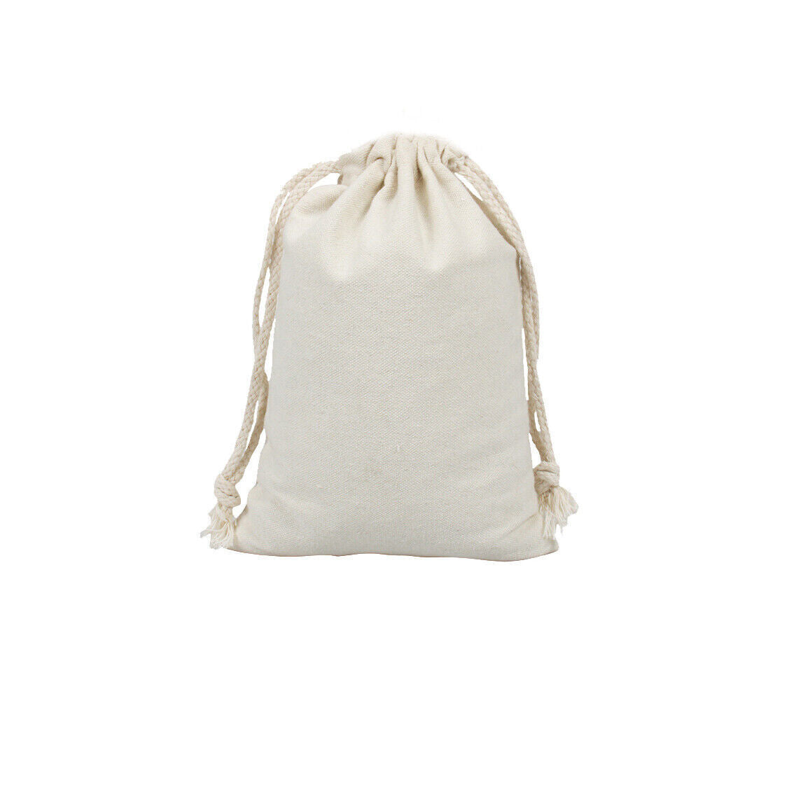 Canvas Drawstring Bags in Bulk Calico Cotton
