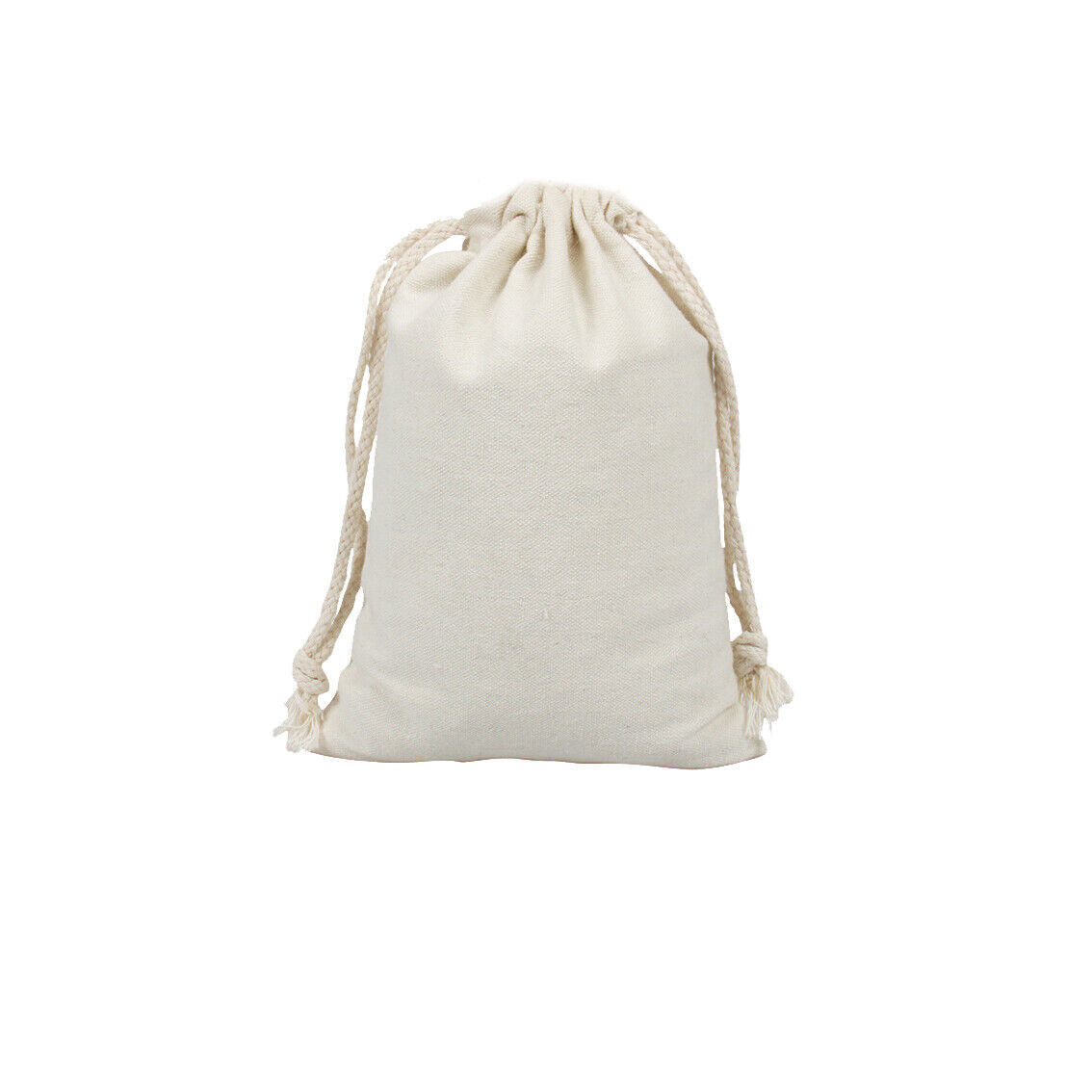 Canvas Drawstring Bags in Bulk Calico Cotton