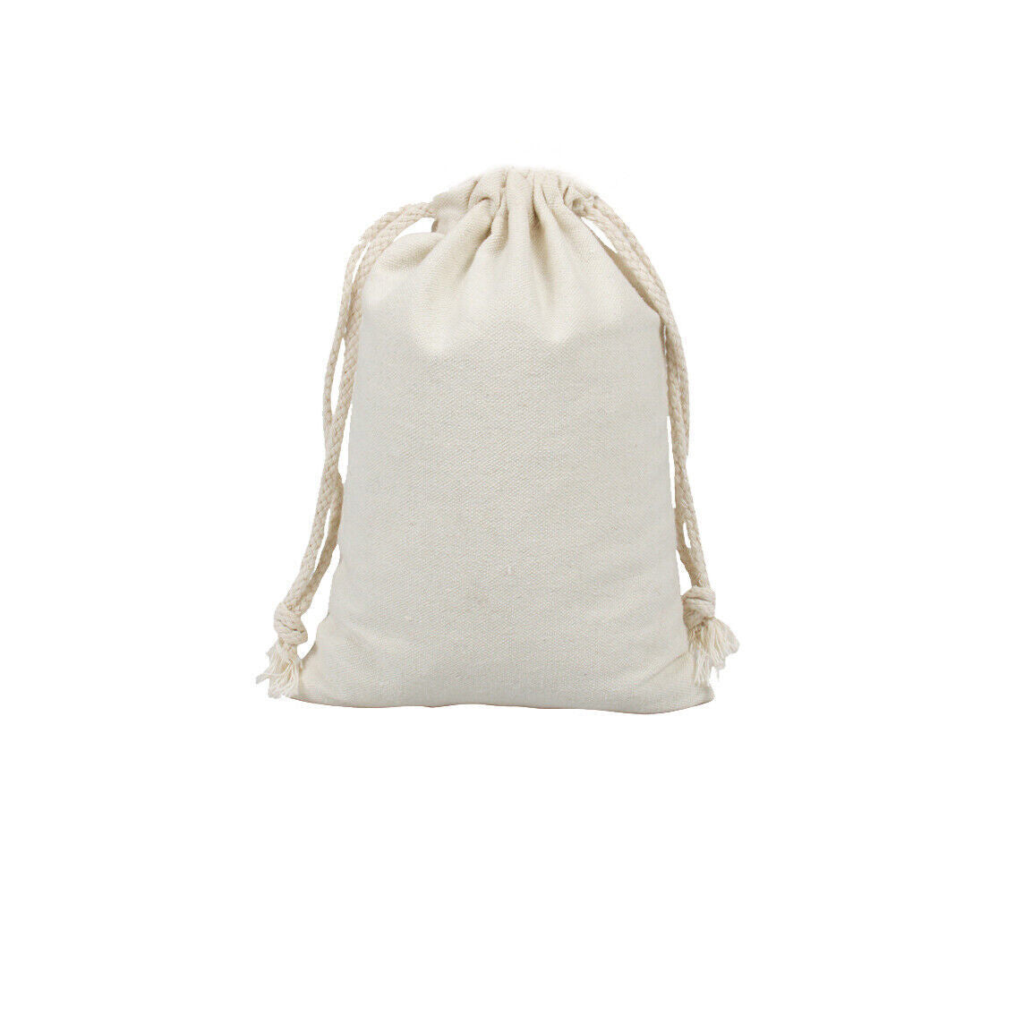 Canvas Drawstring Bags in Bulk Calico Cotton