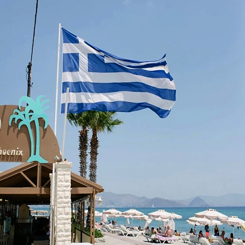 Greece Flag 150x90cm Polyester Outdoor Banner