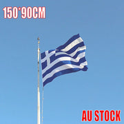Greece Flag 150x90cm Polyester Outdoor Banner