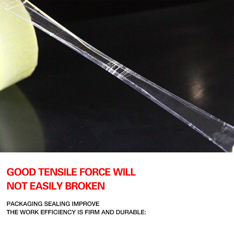 6–48 Rolls Clear Packing Tape 48mm x 100m Strong Hold