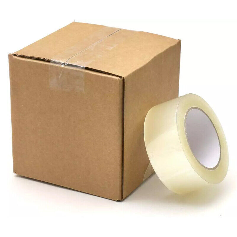 6–48 Rolls Clear Packing Tape 48mm x 100m Strong Hold