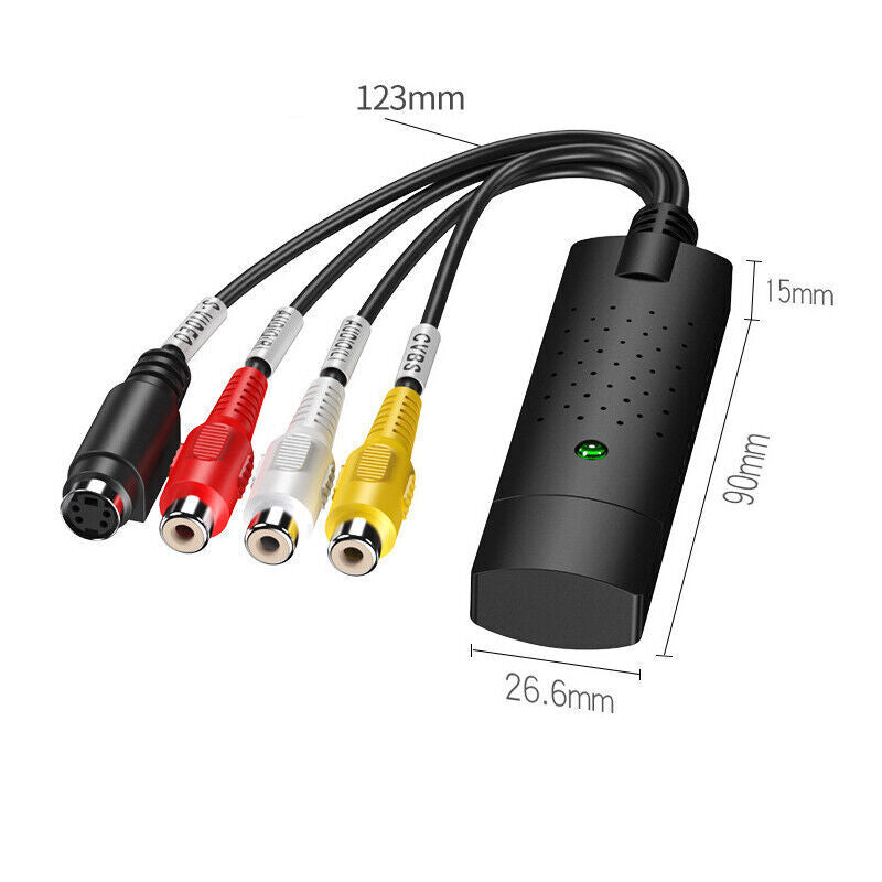 USB Video Grabber Capture Card VHS to Digital