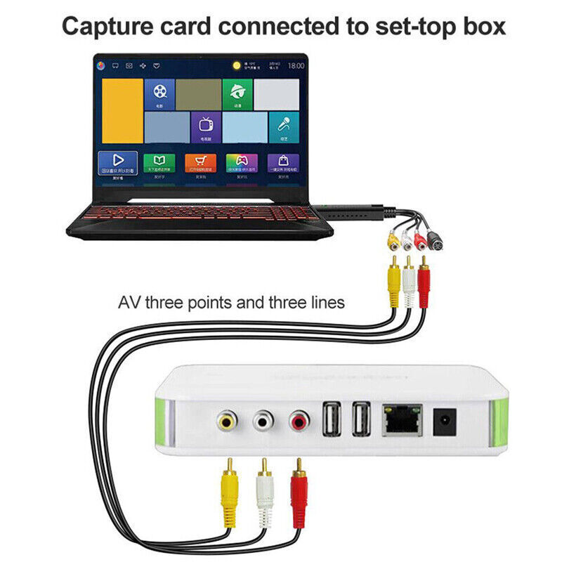 USB Video Grabber Capture Card VHS to Digital