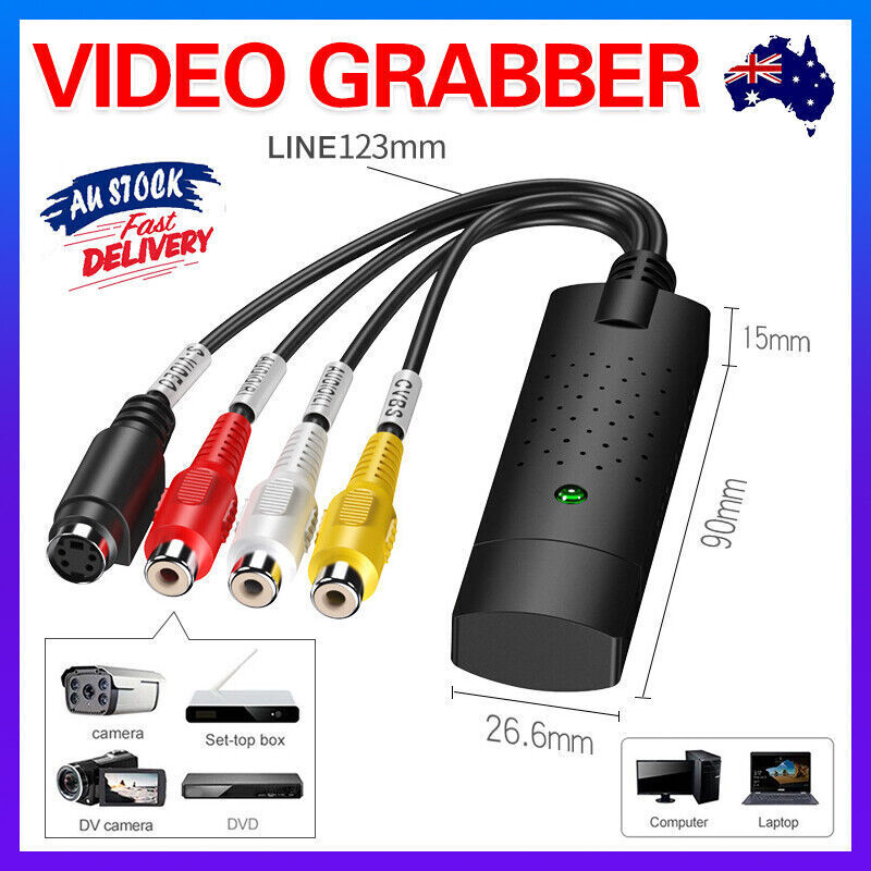 USB Video Grabber Capture Card VHS to Digital