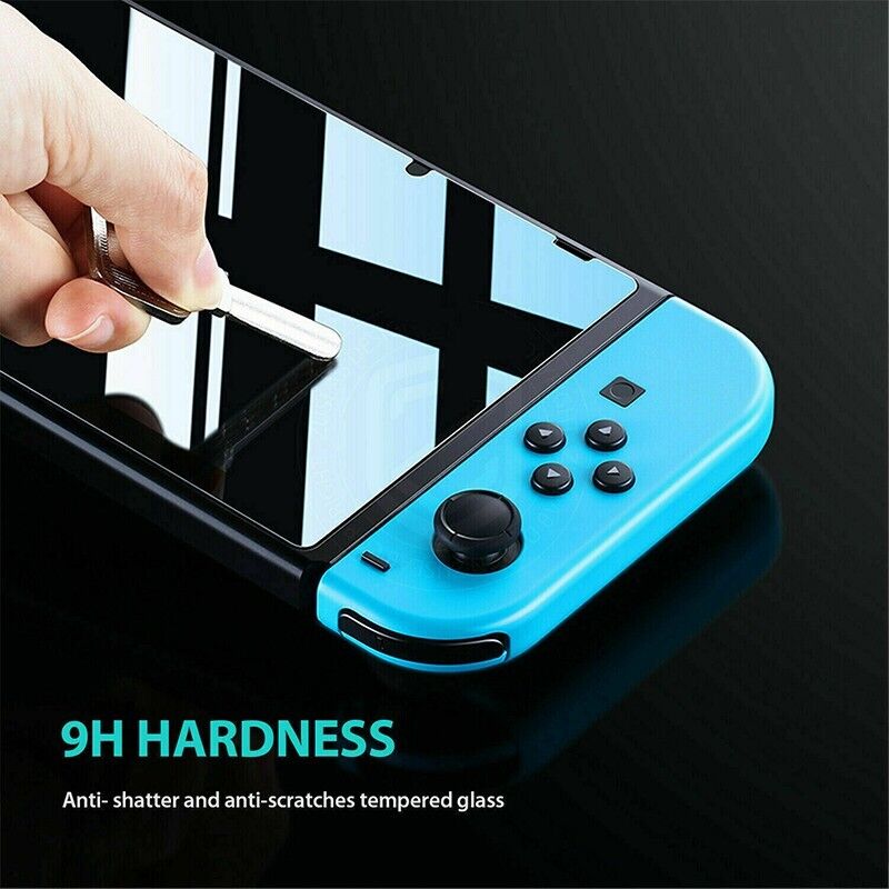 2 Pcs Nintendo Switch Screen Protector 9H Tempered