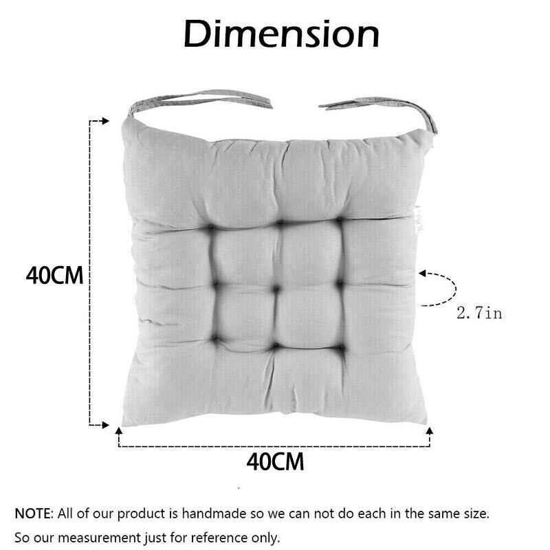 Square Seat Cushion 35x35cm Soft Chair Pad