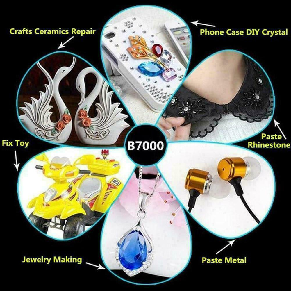 Rhinestone Glue Multi-purpose B-7000 Adhesive Jewelry Nails Glass Phone