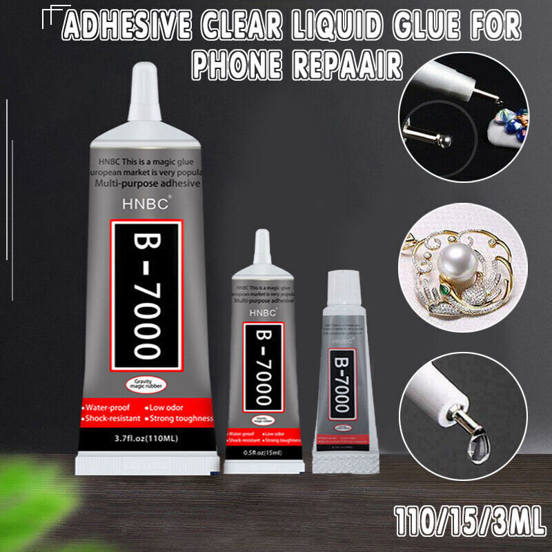 Rhinestone Glue Multi-purpose B-7000 Adhesive Jewelry Nails Glass Phone