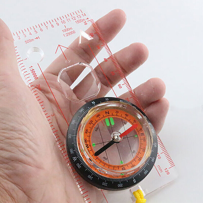 Orienteering Baseplate Compass for Hiking Camping