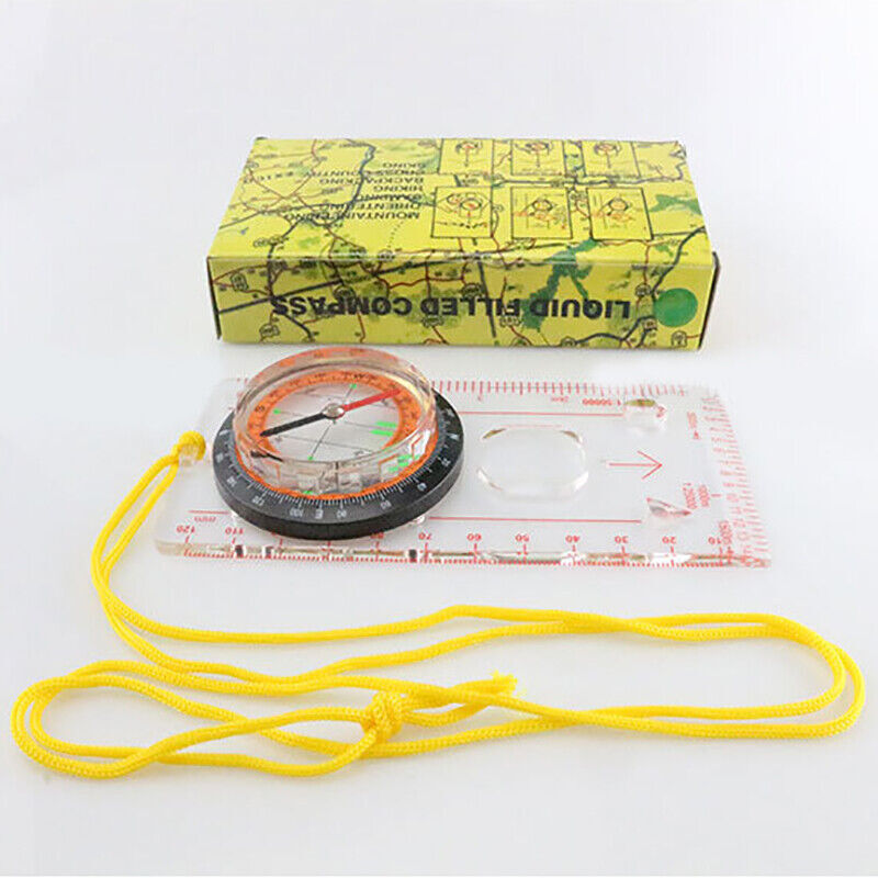 Orienteering Baseplate Compass for Hiking Camping