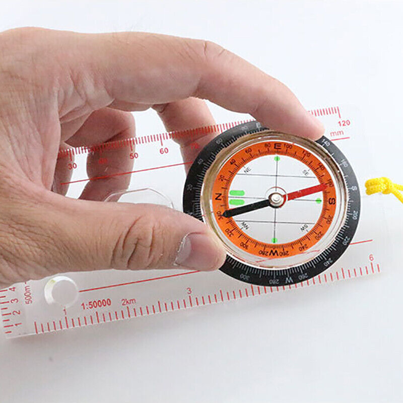 Orienteering Baseplate Compass for Hiking Camping