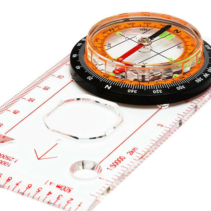 Orienteering Baseplate Compass for Hiking Camping
