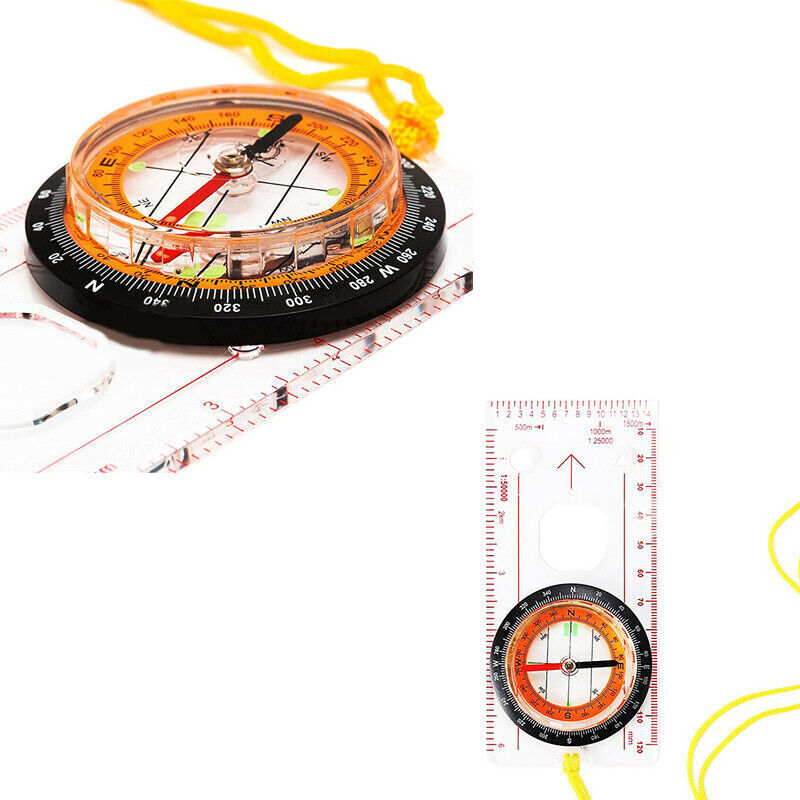 Orienteering Baseplate Compass for Hiking Camping