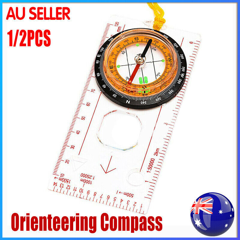 Orienteering Baseplate Compass for Hiking Camping