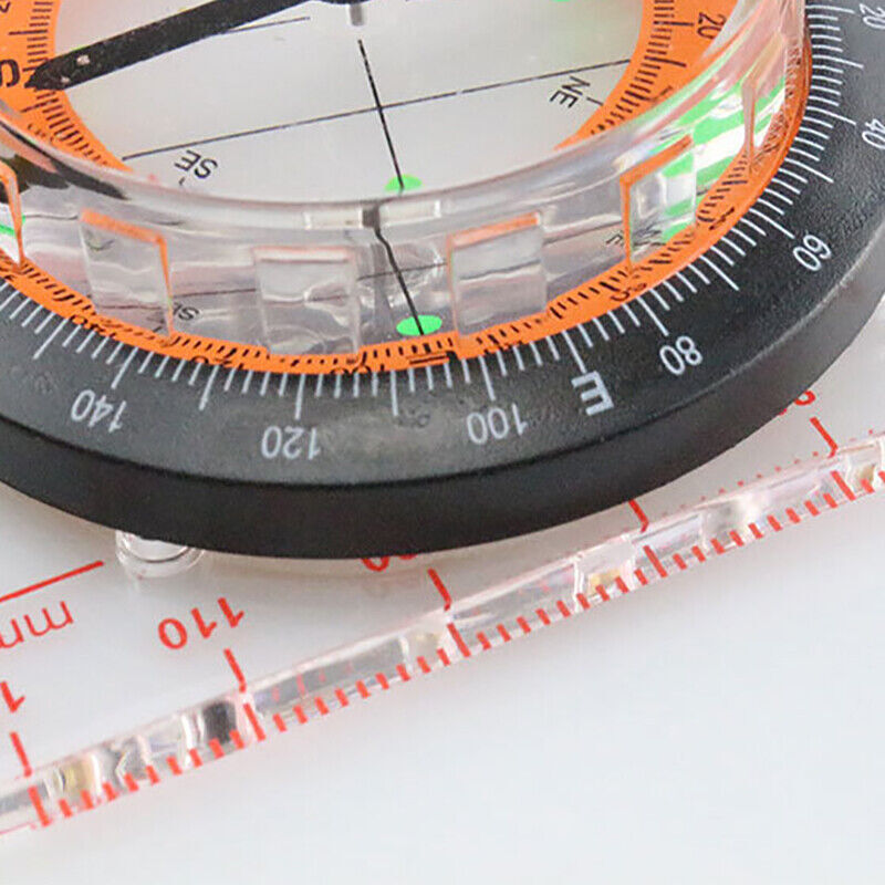 Orienteering Baseplate Compass for Hiking Camping