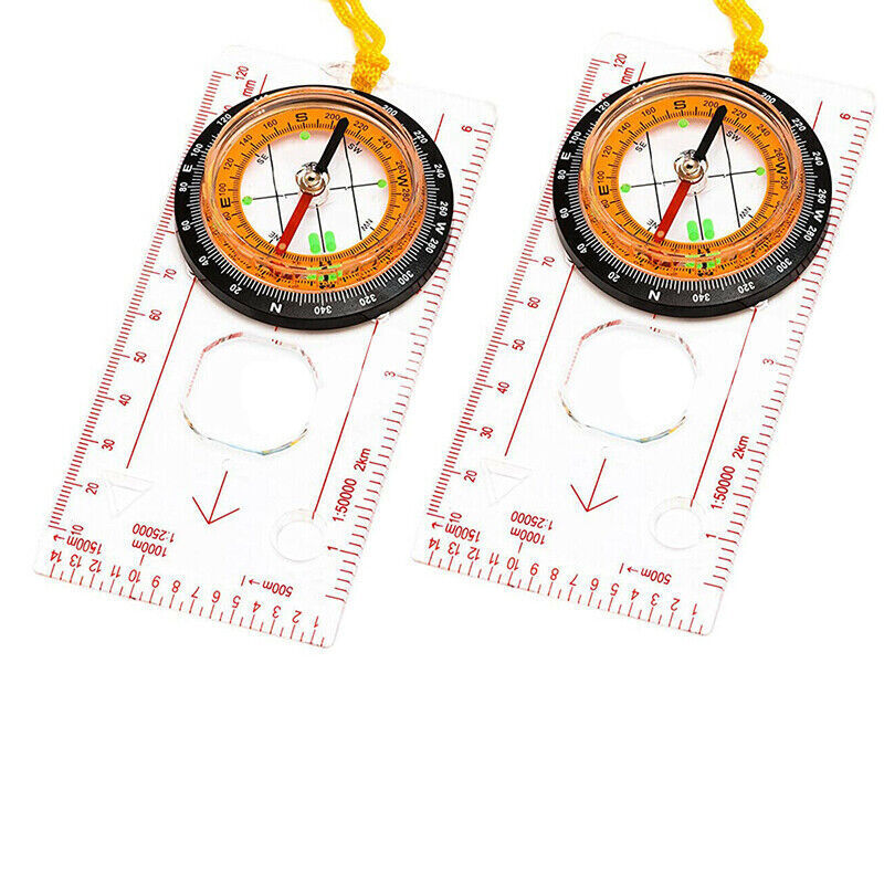 Orienteering Baseplate Compass for Hiking Camping