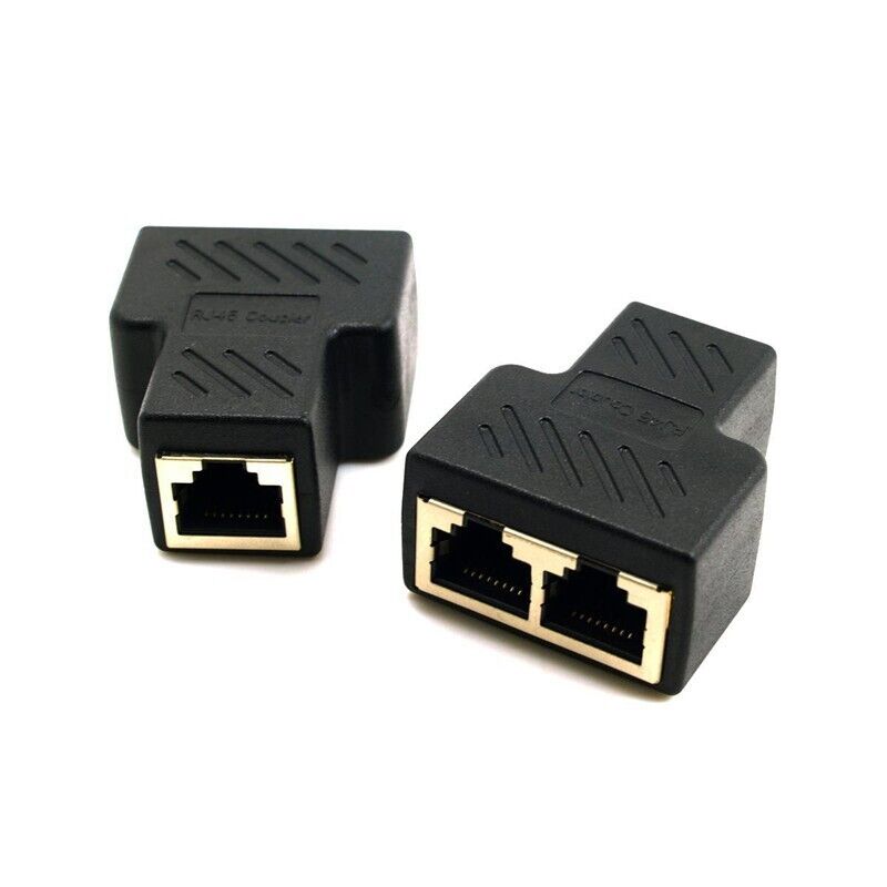 RJ45 Network Splitter Adapter for Cat5 to Cat7